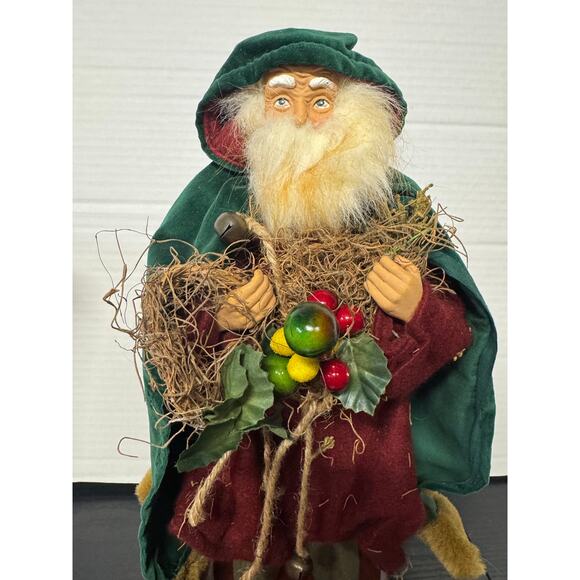 Vintage 1991 Santa's Best Classic Collectables Rustic Santa Claus 16" - Picture 3 of 8